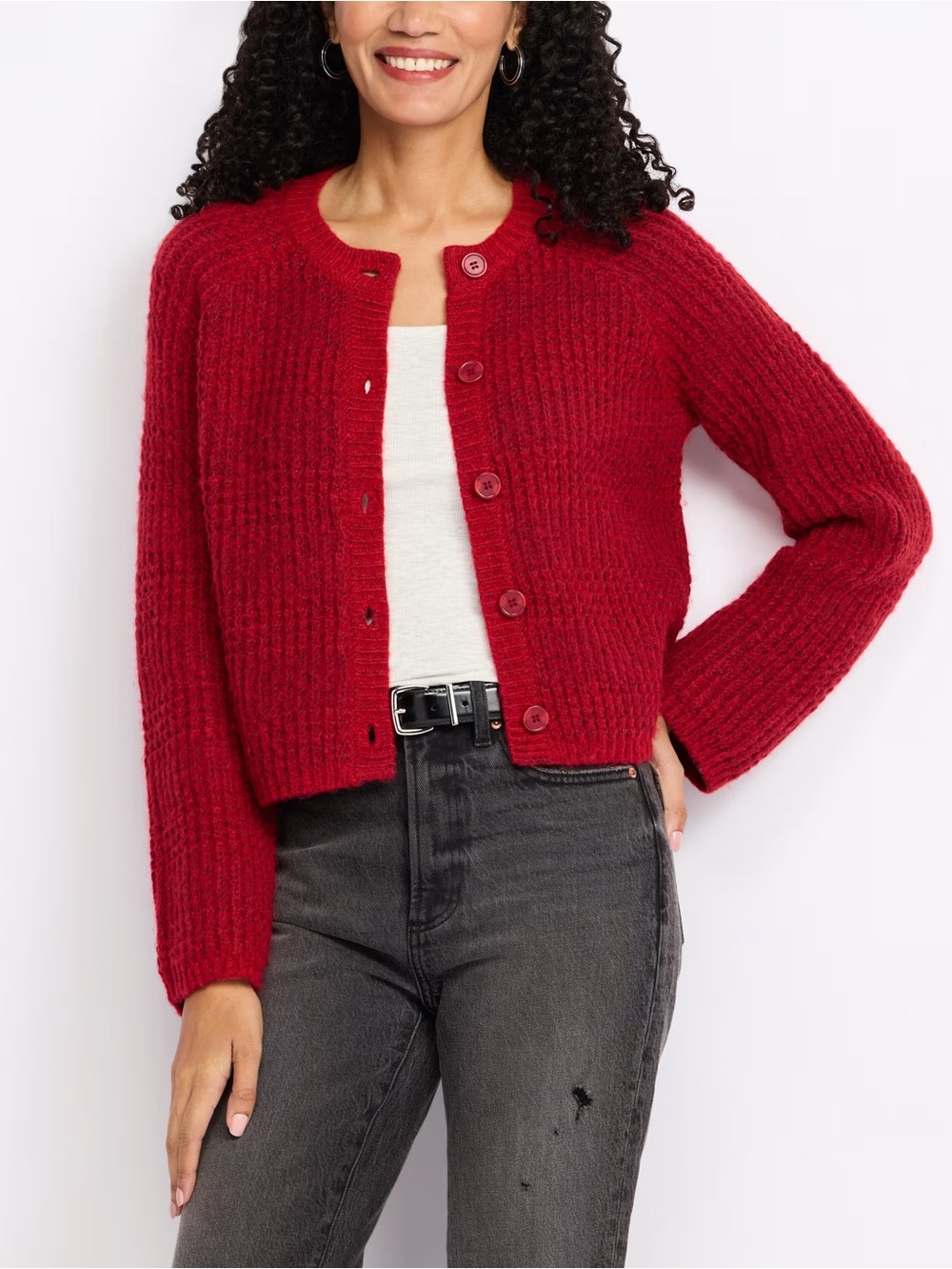 STITCHES & STRIPES Jane Cropped Cardigan